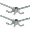 Wenko Garderoben|Regale & Schränke<2er-Set: Haken "Herkules" in Grau - (B)29 x (H)12,5 x (T)15 cm