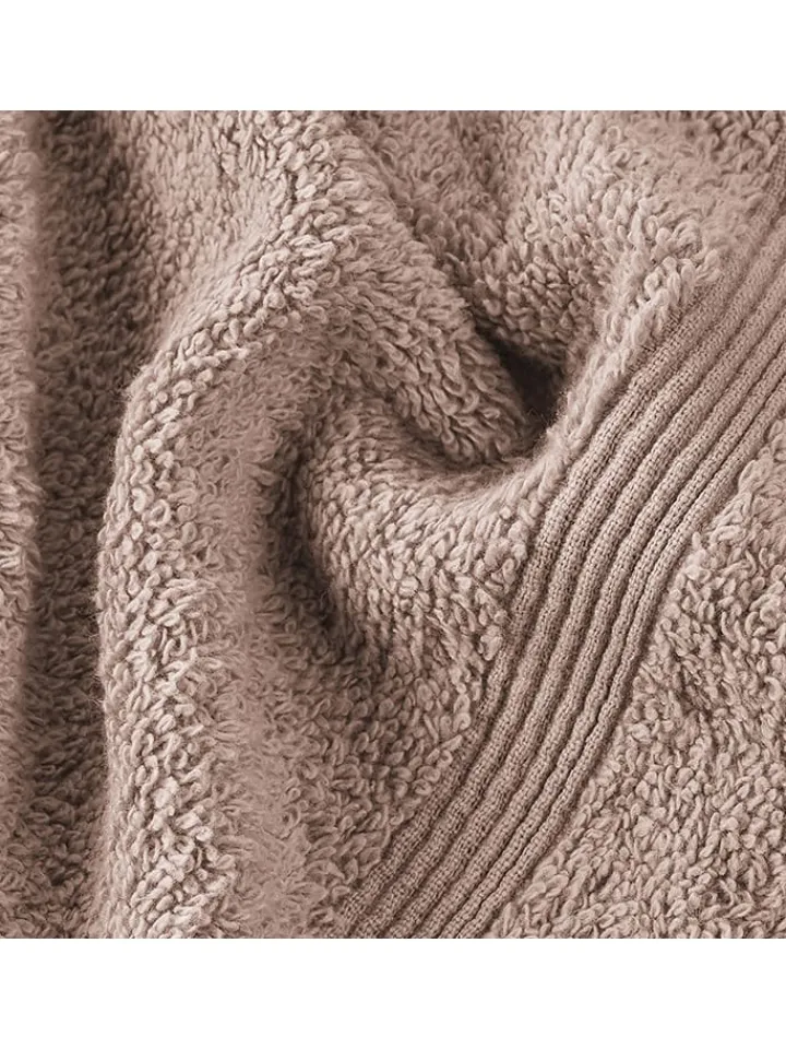 UNCOVER BY SCHIESSER Badtextilien<4er-Set: Handtücher "Brooklyn" in Taupe