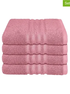 Schiesser Badtextilien<4er-Set: Handtücher "Milano" in Rosa