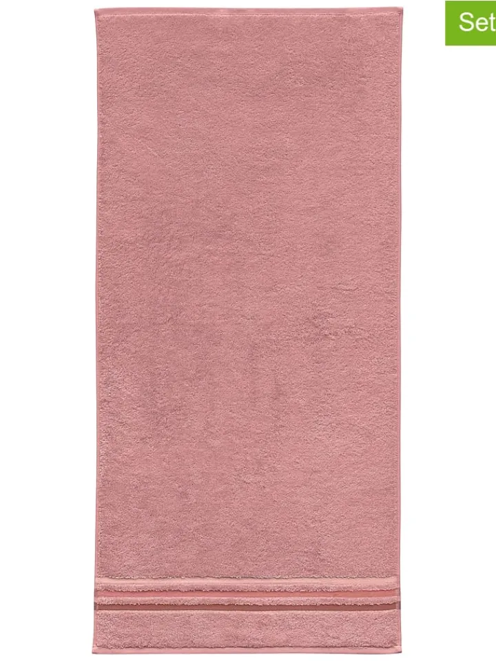 Schiesser Badtextilien<4er-Set: Handtücher "Skyline" in Rosa