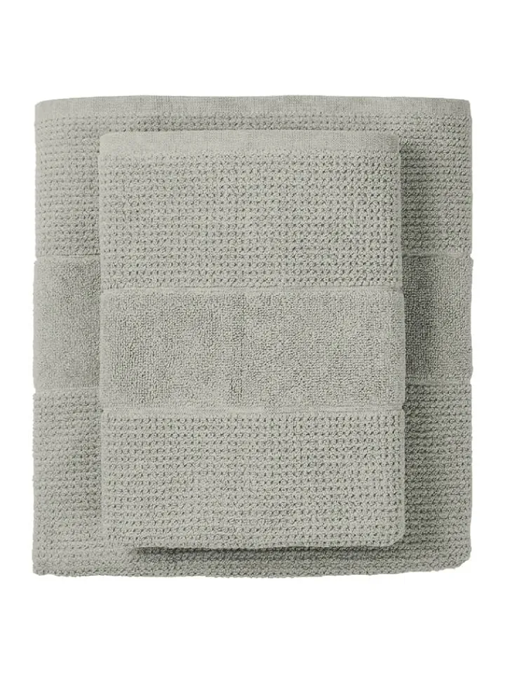 Schiesser Badtextilien|Badtextilien<4er-Set: Handtücher "Turin" in Grau