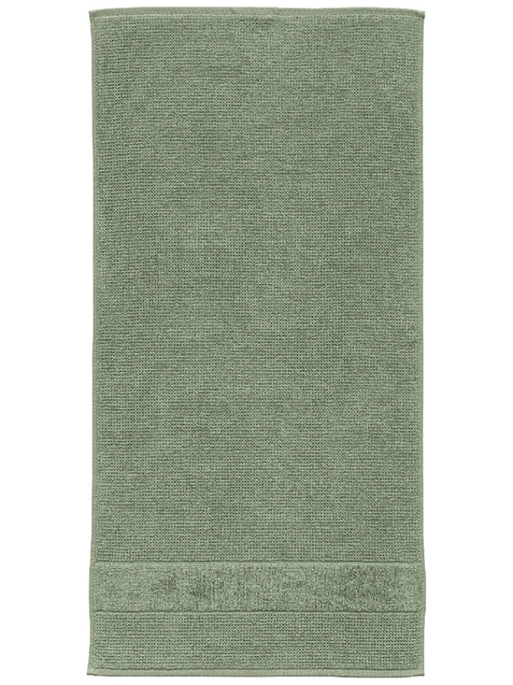 Schiesser Badtextilien|Badtextilien<4er-Set: Handtücher "Turin" in Grün