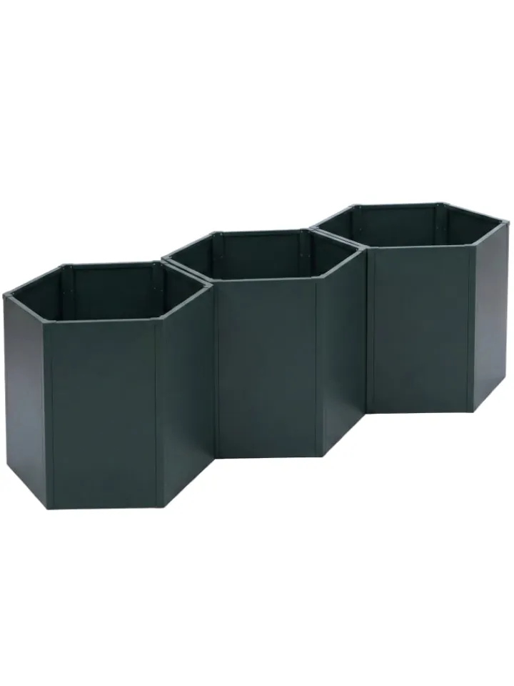 MCW Pflanzen & Zubehör<3er-Set Hochbeet P64, Grün