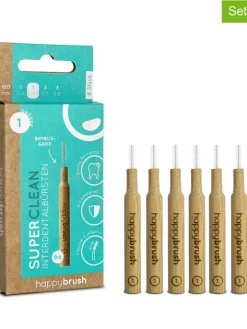 happybrush Zahn & Mundpflege<4er-Set: Interdentalbürsten "SuperClean ISO 3" in Natur