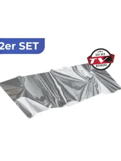 Wenko Weitere Haushaltshelfer<2er-Set: Isolierschutz-Folien in Silber - (L)220 x (B)90 cm