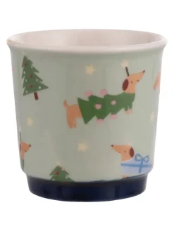 Villa d´Este Gedeckter Tisch<4er-Set: Kaffeebecher ''Natoletto'' in Bunt - 100 ml