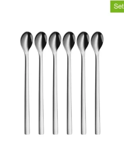WMF Gedeckter Tisch<6er-Set: Kaffeelöffel in Silber - (L)22 cm