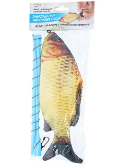 Edco Katzen<2er-Set: Katzenspielzeuge ''Dancing fish'' in Orange/ Gelb - (L)30 x (B)23 cm