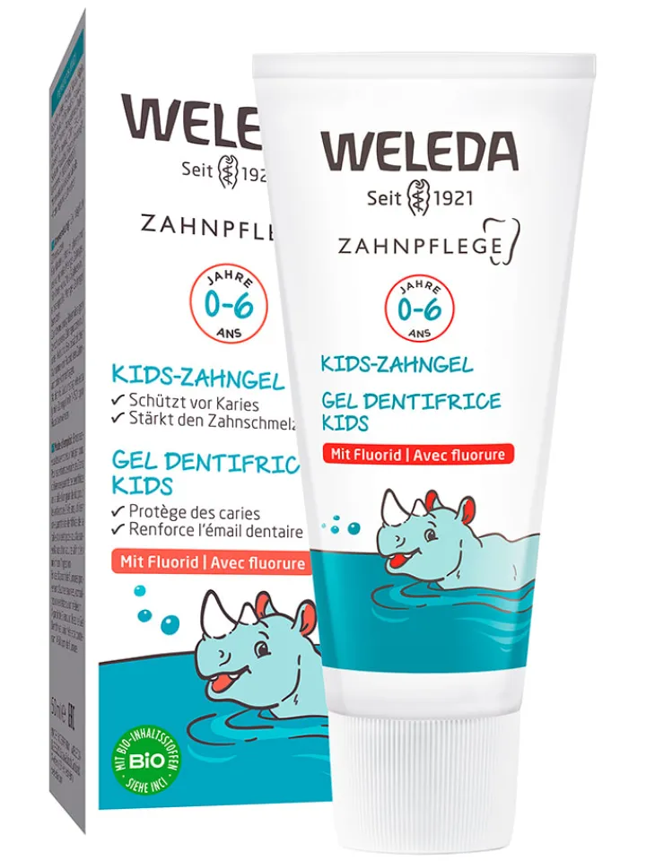 Weleda Technik|Zahn & Mundpflege<3er-Set: Kids-Zahngel mit Fluorid, je 50 ml