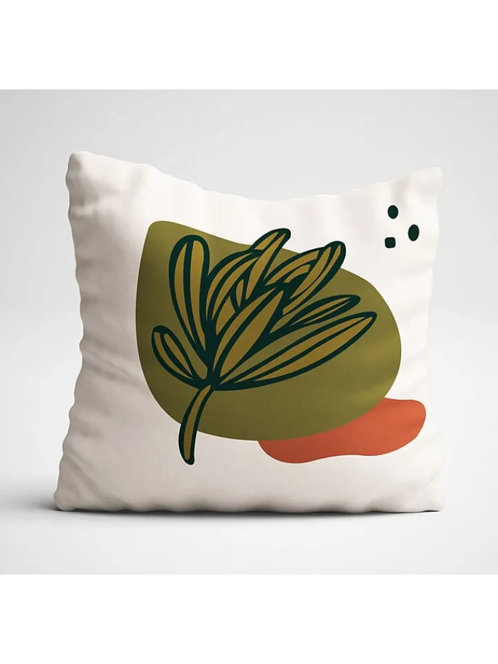 ABERTO DESIGN Kissen & Kissenhüllen<4er-Set: Kissenhüllen in Weiß/ Khaki