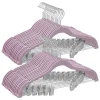 SONGMICS Garderoben<30er-Set: Kleiderbügel in Lila - (B)42,5 x (H)23,5 cm