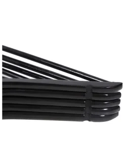 SONGMICS Garderoben<10er-Set: Kleiderbügel in Schwarz - (L)44,5 x (B)23 cm