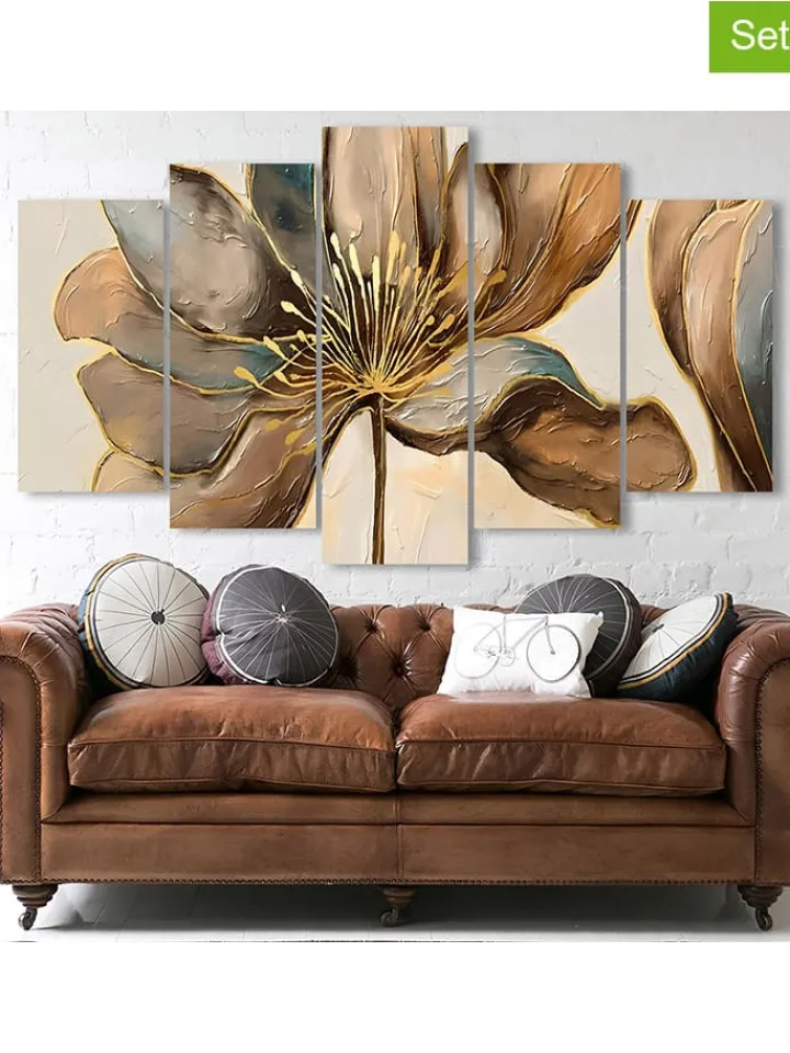 ABERTO DESIGN Wanddekoration<5er-Set: Kunstdrucke
