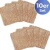 Wenko Putz- & Waschutensilien<10er-Set: Kupfertücher in Hellbraun - (L)16 x (B)13 cm