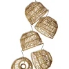 Konstsmide Außenleuchten<5er-Set: Lampenschirme für Lichterketten in Beige - (H)8 x Ø 20 cm