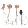 Garden Hero Außenbeleuchtung<3er-Set: LED-Gartenstecker in Rot