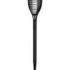 näve Außenbeleuchtung|Außenleuchten<5er-Set: LED-Solar-Gartenstecker "Fanilo" in Schwarz - (H)45 x Ø 6 cm