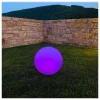 lumisky Außenbeleuchtung<2er-Set: LED-Solarleuchten "Solsty" mit Farbwechsel - Ø 30 cm