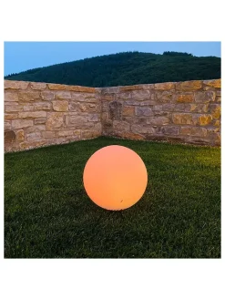 lumisky Außenbeleuchtung<2er-Set: LED-Solarleuchten "Solsty" mit Farbwechsel - Ø 30 cm