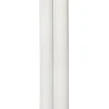 STAR Trading Tischleuchten<2er-Set: LED-Wachskerze "Flamme Stripe" in Weiß - (H)25 cm