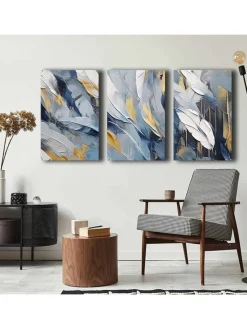 ABERTO DESIGN Wanddekoration<3er-Set: Leinwanddrucke - (B)45 x (H)70 cm