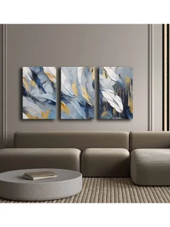 ABERTO DESIGN Wanddekoration<3er-Set: Leinwanddrucke - (B)45 x (H)70 cm