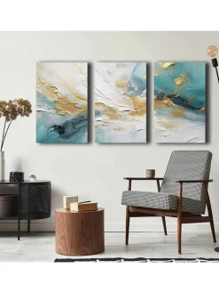 ABERTO DESIGN Wanddekoration<3er-Set: Leinwanddrucke - (L)70 x (B)45 cm