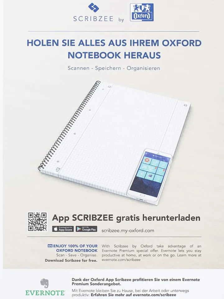Oxford Büro- & Schulbedarf<2er-Set: Linkshänder-Collegeblöcke " - Lineatur 38" in Grün - DIN A4