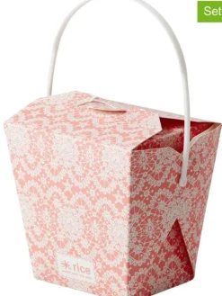 Rice Aufbewahren & Servieren<6er-Set: Lunchboxen in Rot - (B)9 x (H)8 x (T)7 cm