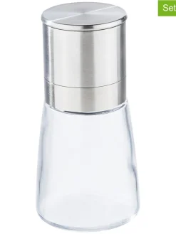 Chefware Koch- & Backutensilien|Gedeckter Tisch<3er-Set: Mini-Edelstahl-Salz-/ Pfeffermühlen - (H)5,6 x Ø 3,2 cm