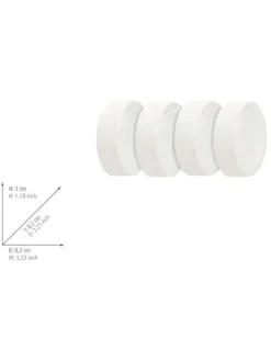 Wenko Klima & Haushalt<4er-Set: Nachfüll-Luftentfeuchter in Weiß - 4x 250 g