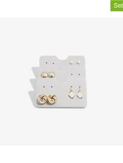 Stackers Schmuckkästen<3er-Set: Ohrring-Aufhänger in Grau - (B)7,5 x (H)5 cm