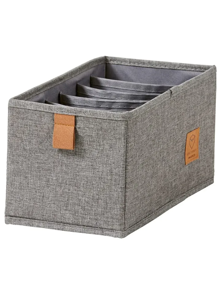 STORE IT Kisten & Körbe<2er-Set: Organizer in Grau - (B)30 x (H)15 x (T)15 cm