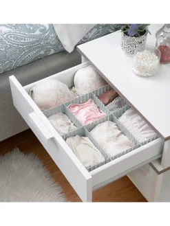 InnovaGoods Technikzubehör<16er-Set: Organizer in Grau - (L)37 x (B)0,20 x (H)7 cm