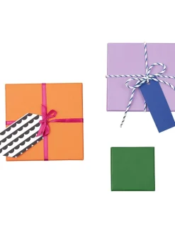 folia PAPER Kreativbedarf & Do-It-Yourself<12er-Set Pappboxen "RAINBOW" in Bunt