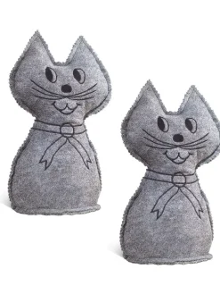 Wenko Tür- & Zugluftstopper<2er-Set: Raumentfeuchter in Grau - (B)12 x (H)27 cm