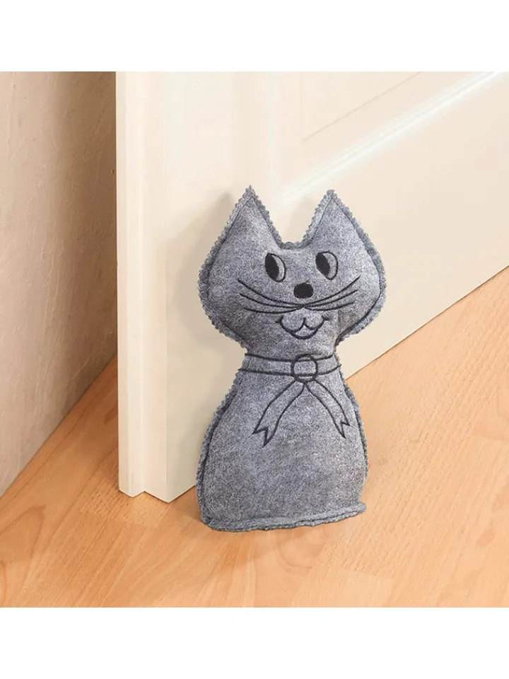 Wenko Tür- & Zugluftstopper<2er-Set: Raumentfeuchter in Grau - (B)12 x (H)27 cm