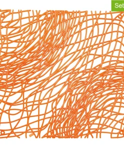 koziol Wohndekoration<4er-Set: Raumteiler in Orange - (L)27 x (B)27 cm