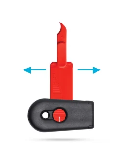 Dreamfarm Weitere Haushaltshelfer<2er-Set: Reinigungsschaber ''Cleana'' in Rot/ Blau - (L)12,7 x (B)3,5 cm