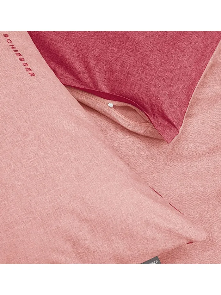 Schiesser Kissen & Kissenhüllen<2er-Set: Renforcé-Kissenhüllen in Rosa