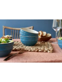 Zwilling Gedeckter Tisch<4er-Set: Schalen ''Staub'' in Blau - Ø 14 cm
