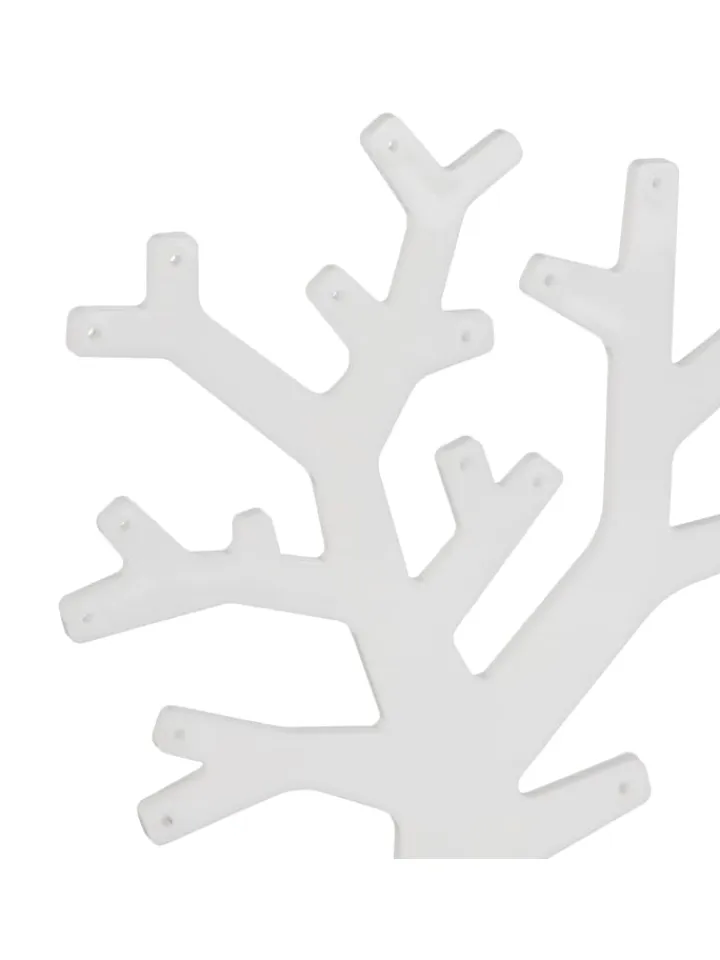 relaxdays Schmuckkästen<2er-Set: Schmuckständer Baum in Schwarz/Weiß