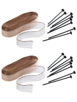 Wenko Gartendekoration<2er-Set: Schnecken-Stopp in Braun - (L)160 cm