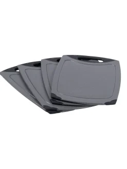 Stoneline Koch- & Backutensilien<4er-Set: Schneidebretter in Grau - (L)26,5 x (B)16,5 cm