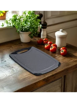 Stoneline Koch- & Backutensilien<4er-Set: Schneidebretter in Grau - (L)26,5 x (B)16,5 cm