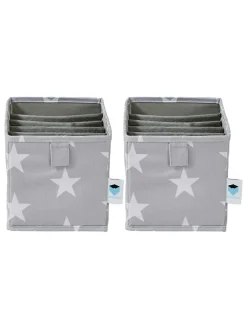 STORE IT Kisten & Körbe<2er-Set: Schubladenorganizer in Grau - (B)15 x (H)15 x (T)30 cm