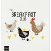 ppd Küchentextilien<2er-Set: Schwammtücher "Breakfast Club" in in Weiß/ Bunt - (L)20 x (B)17 cm