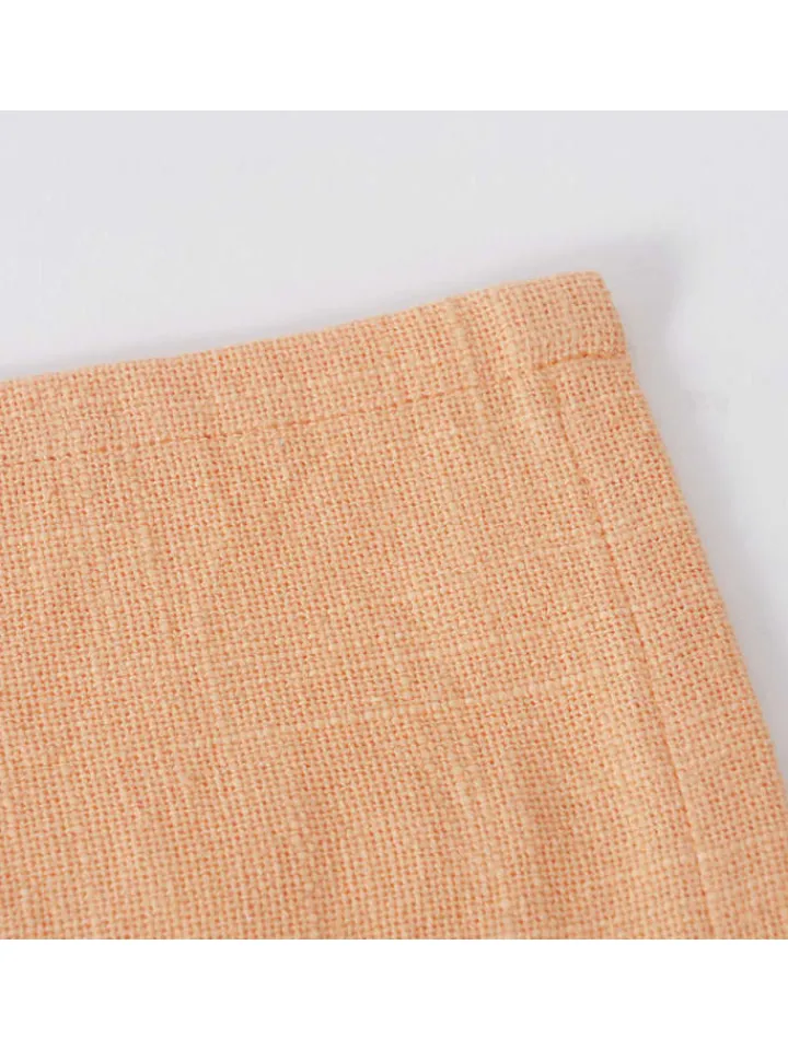 Boltze Tisch- & Küchentextilien<2er-Set: Servietten "Lenea" in Orange - (L)40 x (B)40 cm
