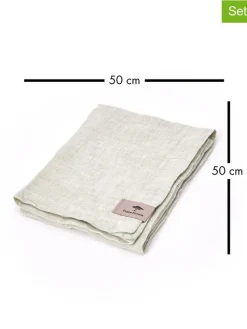 FYNCH-HATTON Tisch- & Küchentextilien<4er-Set: Servietten "Sandibe" in Creme - (L)50 x (B)50 cm
