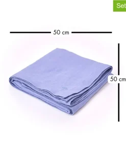 FYNCH-HATTON Tisch- & Küchentextilien<4er-Set: Servietten "Sandibe" in Blau - (L)50 x (B)50 cm